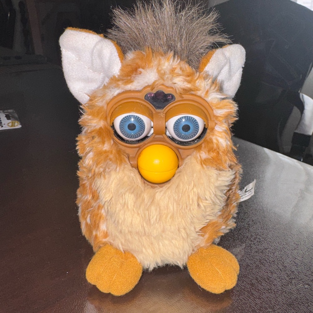 Classic Orange Plush Furby Interactive Toy